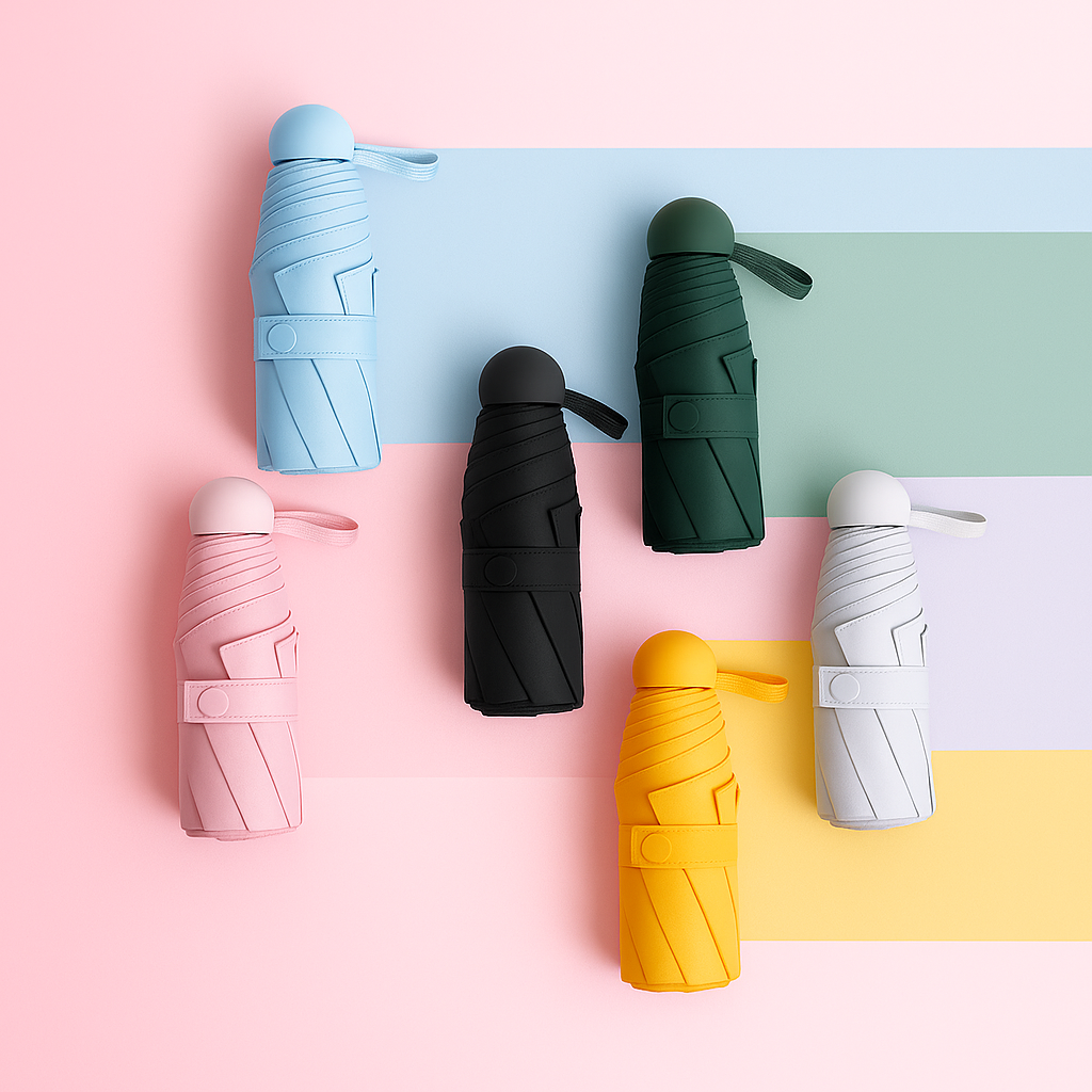 Mini Capsule Umbrella – Compact. Stylish. Always Ready!